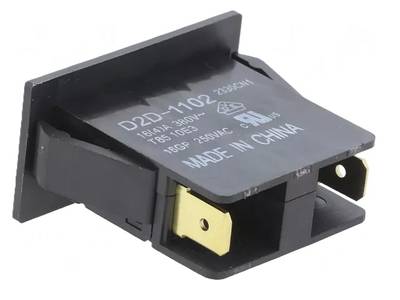 TURVAOVIKYTKIN 1-NAP (ON)/OFF 16A 250VAC 30x12.4x3 TURVAOVIKYTKIN 1-NAP (ON)/OFF 16A 250VAC 30x12.4x3