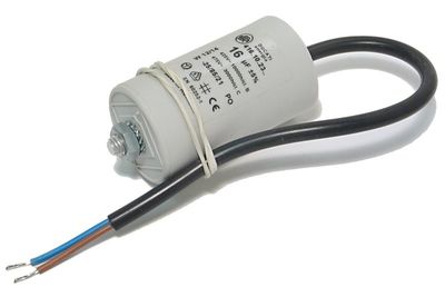 KÄYNTIKONDENSAATTORI 16µF JOHDOILLA KÄYNTIKONDENSAATTORI 16µF JOHDOILLA