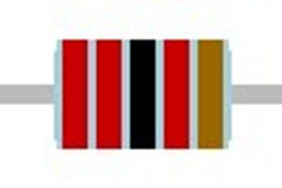 METALLIKALVOVASTUS 0,17W: 22kohm