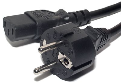 LAITEJOHTO SUKO/IEC SUORA MUSTA 0,5m