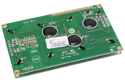 LCD-NÄYTTÖ 4x20 SINIVALKOINEN LED-TAUSTAVALOLLA LCD-NÄYTTÖ 4x20 SINIVALKOINEN LED-TAUSTAVALOLLA