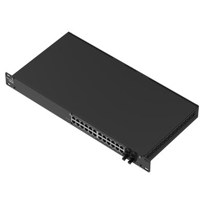 Teltonika SWM280 ETHERNET-KYTKIN RÄKKIIN 24xGbE (12xPoE)