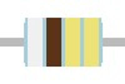 HIILIKALVOVASTUS 1W: 9,1ohm 2% HIILIKALVOVASTUS 1W: 9,1ohm 2%