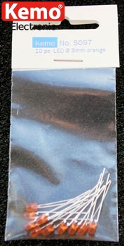 LED-PUSSI 3mm ORANSSI n.10kpl LED-PUSSI 3mm ORANSSI n.10kpl
