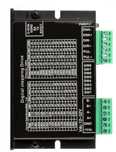ASKELMOOTTORIOHJAIN, NEMA 17, 12-32V
