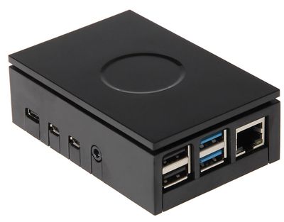 RASPBERRY PI 4B AKRYYLIKOTELO MUSTA RASPBERRY PI 4B AKRYYLIKOTELO MUSTA