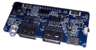 DC/DC-MUUNNIN 3,6 -5V 2,1A USB-A