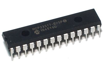 MIKROPIIRI IO MCP23S17 (SPI)