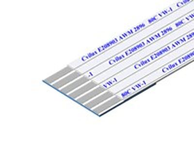 FFC kaapeli 1,0mm 8nap. Tinattu 230mm