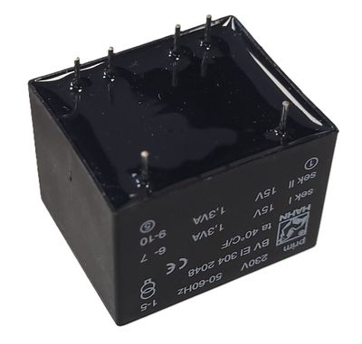 PIIRIKORTTIMUUNTAJA 2,5VA 2x 15V