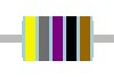 METALLIKALVOVASTUS 0,6W: 487ohm