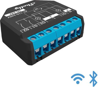 Shelly Plus 2PM WiFi RELE-KYTKIN