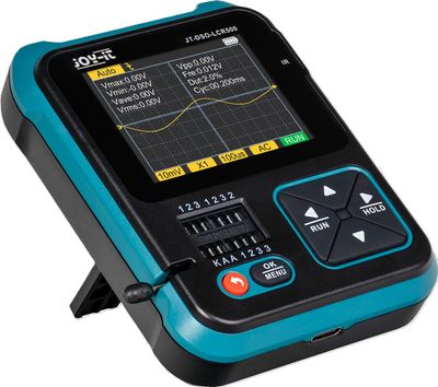 JOY-IT KOMPONENTTITESTERI + OSKILLOSKOOPPI + SIGNAALIGENERAATTORI