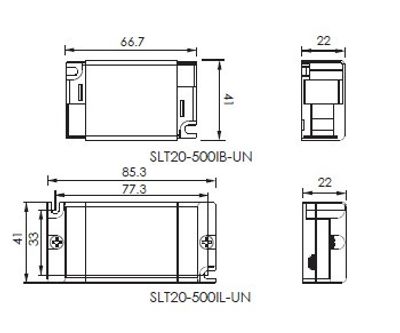 LED-VIRTALÄHDE 20W 2-42VDC 150-500mA
