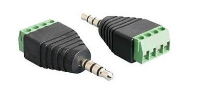 3,5mm 4-NAPAPLUGI RUUVILIITOKSELLA