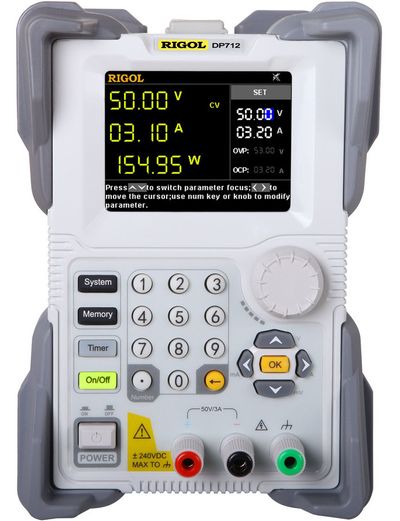 Rigol DP712 TEHOLÄHDE 150W 0-50V/0-3A