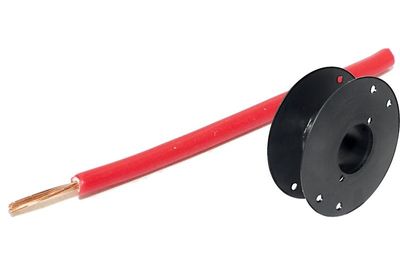 ASENNUSJOHTO 0,50mm2 PUNAINEN 100m kela ASENNUSJOHTO 0,50mm2 PUNAINEN 100m kela