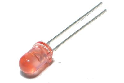 LED 5mm VAALEANPUNAINEN 100mcd 30ast