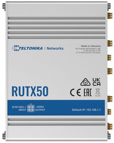 Teltonika RUTX50 5G Wifi 5 DUAL-SIM REITITIN