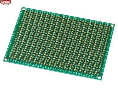 KYTKENTÄLEVY 70x100mm TÄPLÄ/MATRIISI