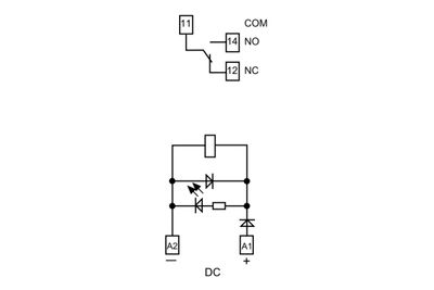 RELEMODUULI DIN-KISKO 12VDC 16A 1-VAIHTO