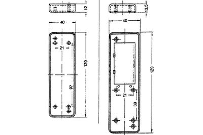 MATTAMUSTA MUOVIKOTELO "KAPULA" 24x40x129mm LUUKULLA