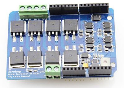 ARDUINO SHIELD 2-KANAVAN H-SILTA (8A 22V)