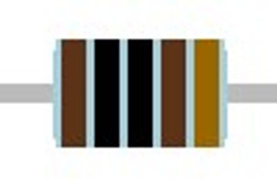 METALLIKALVOVASTUS 0,6W: 1,0kohm