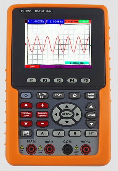 Owon HDS3102M-N KÄSISKOOPPI 100MHZ 2CH