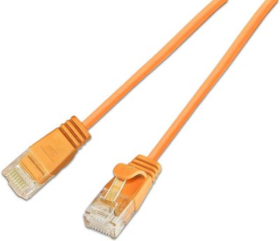 CAT6 OHUT VERKKOKAAPELI U/UTP 5m oranssi CAT6 OHUT VERKKOKAAPELI U/UTP 5m oranssi