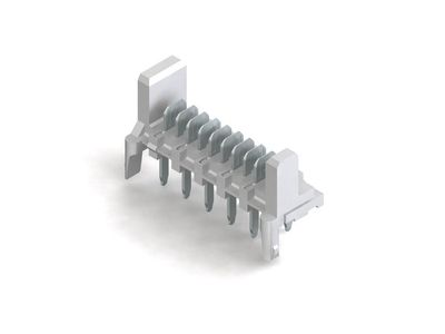 1.27mm Flat Cable conn 6pole vertical male h6,4mm w peg tube 1.27mm Flat Cable conn 6pole vertical male h6,4mm w peg tube