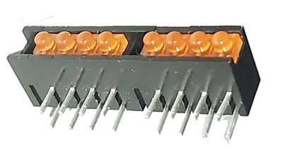 8X 2mm LEDIN KALUSTE PUNAINEN 8X 2mm LEDIN KALUSTE PUNAINEN