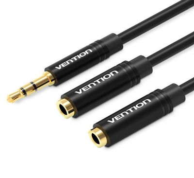 Vention ADAPTERI 2x JAKKI STEREO 3,5mm / PLUGI STEREO 0,3m Vention ADAPTERI 2x JAKKI STEREO 3,5mm / PLUGI STEREO 0,3m