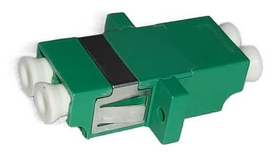 LC Duplex Adapteri SM/APC Vihreä Zr