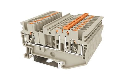 Dinkle DP2.5N-TG, DTB, 400V 24A, pushin, 0.2-4mm2, BG