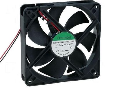 TUULETIN 24VDC 120x25 KUULALAAKEROITU TUULETIN 24VDC 120x25 KUULALAAKEROITU