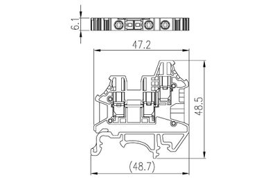 Dinkle DK4N-TN, SLFTB C3, 800V 32A, screw, 0.14-6mm2, BG