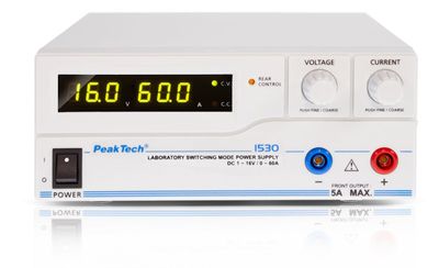PeakTech 1530 TEHOLÄHDE 1CH 1-16VDC 60A PeakTech 1530 TEHOLÄHDE 1CH 1-16VDC 60A