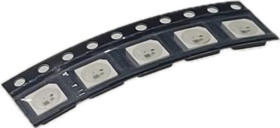 RGB-LED WS2813 5050 SMD 5kpl liuska RGB-LED WS2813 5050 SMD 5kpl liuska