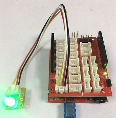 Crowtail LED KELTAINEN