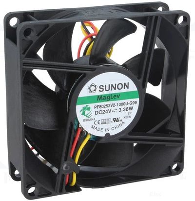 TUULETIN 24VDC 80x25 VAPOLAAKEROITU