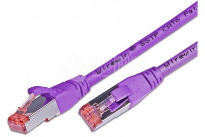 CAT6 VERKKOKAAPELI SUOJATTU S/FTP 0,5m violetti CAT6 VERKKOKAAPELI SUOJATTU S/FTP 0,5m violetti