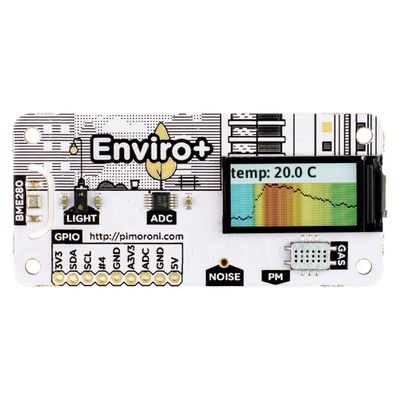 Pimoroni Enviro+Air Quality HAT for Raspberry Pi