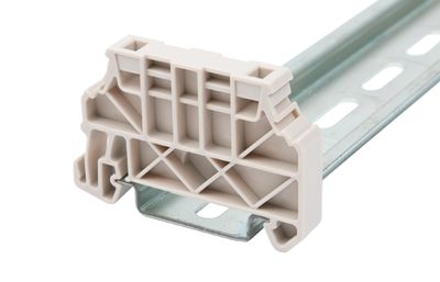 Dinkle SS5N, Screwless End Stop DIN 35x15/35x7.5, W8mm, BG