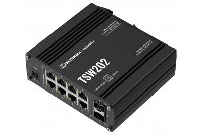 Teltonika TSW202 2xSFP+8x1GB(PoE+) HALLITTU ETHERNET KYTKIN