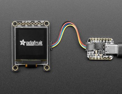 Adafruit Monochrome 1.12" 128x128 OLED NÄYTTÖ