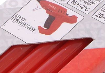 KUUMALIIMATANKO 7mm PUNAINEN 12kpl