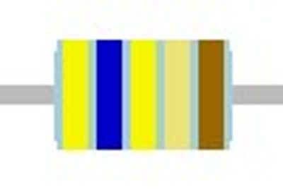 METALLIKALVOVASTUS 0,6W: 46,4ohm