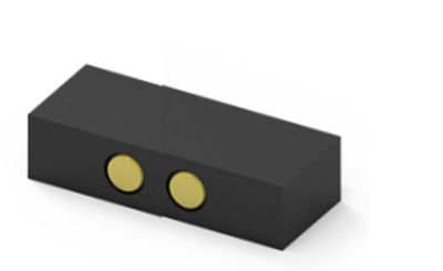 Machine Pin, 2 pin, 2.54P, 10u", H4.4x1.8dia. , Cap, SMT