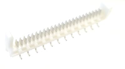 1.27mm Flat Cable conn 24pole smd male h6,4mm w peg tube